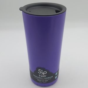 Sip By S'well 24 OzTakeaway Tumbler sulated Hot coffee cup travel NEW PURPLE